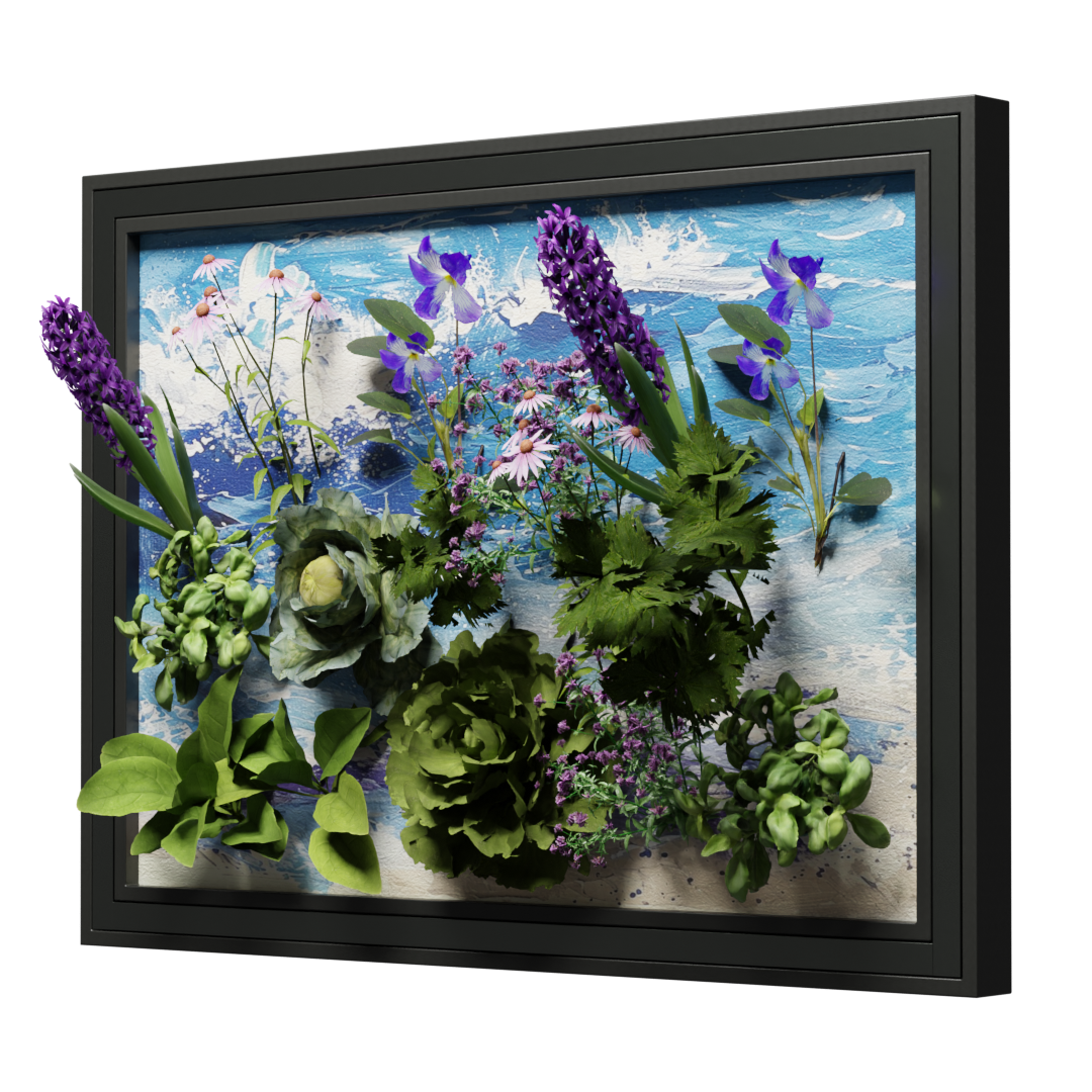 Waves Canvas - Loom Gardens