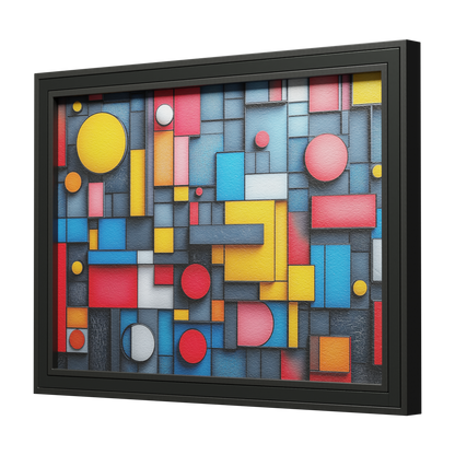 3D Shapes Canvas - Loom Gardens